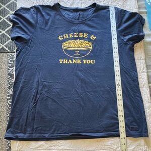 Life is Good Cheese and Thank You T-Shirt XXL